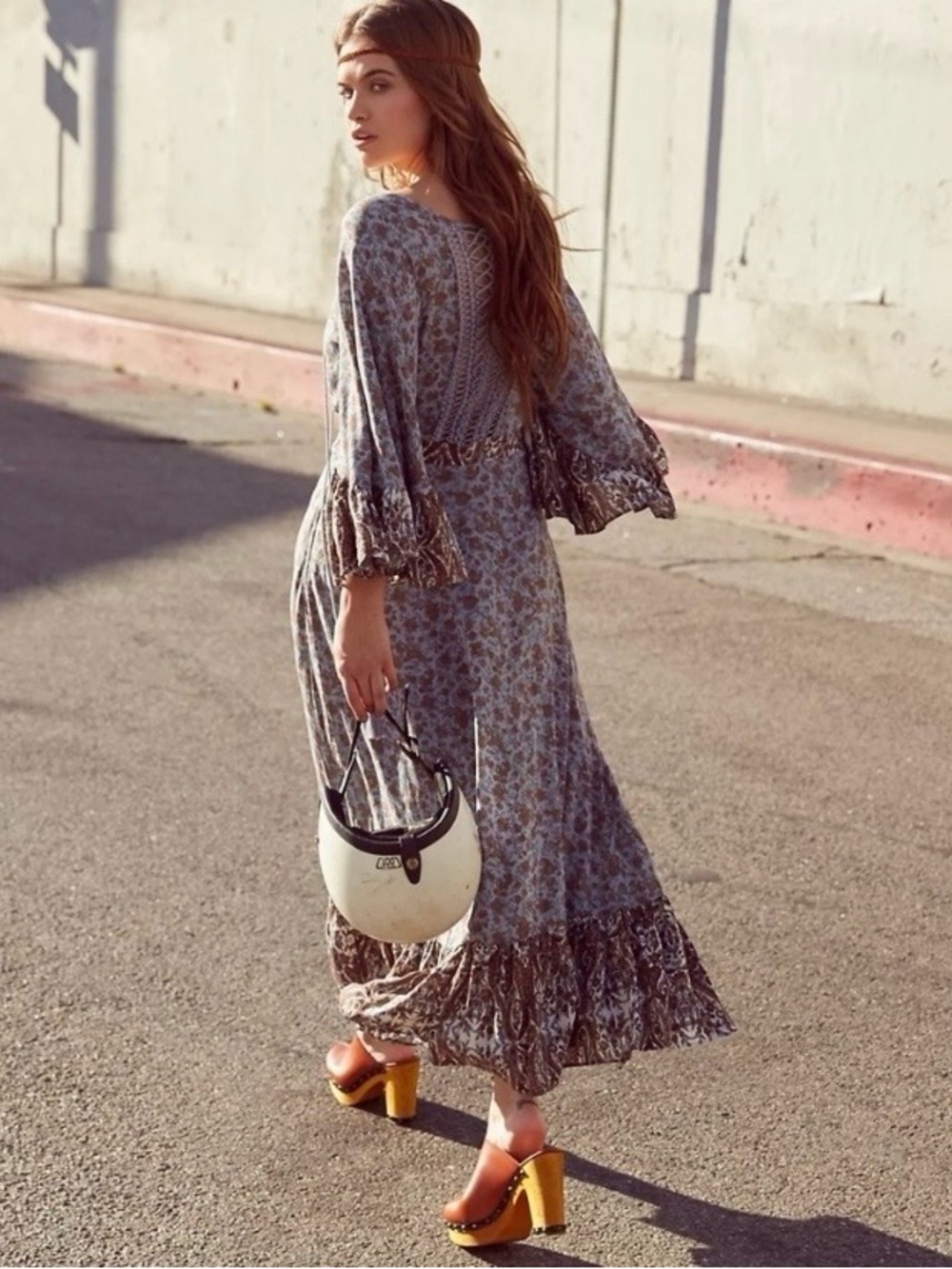 Free People All Mixed Up Floral Maxi
